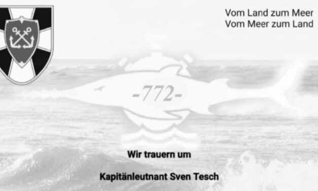 Trauer um Kapitänleutnant Sven Tesch