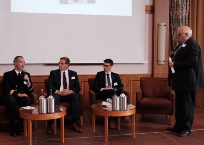Panel 1 mit Frank Görke, Mathias Lüdicke und Hendrik Schilling moderiert von Heinz Schulte, Foto: hsc