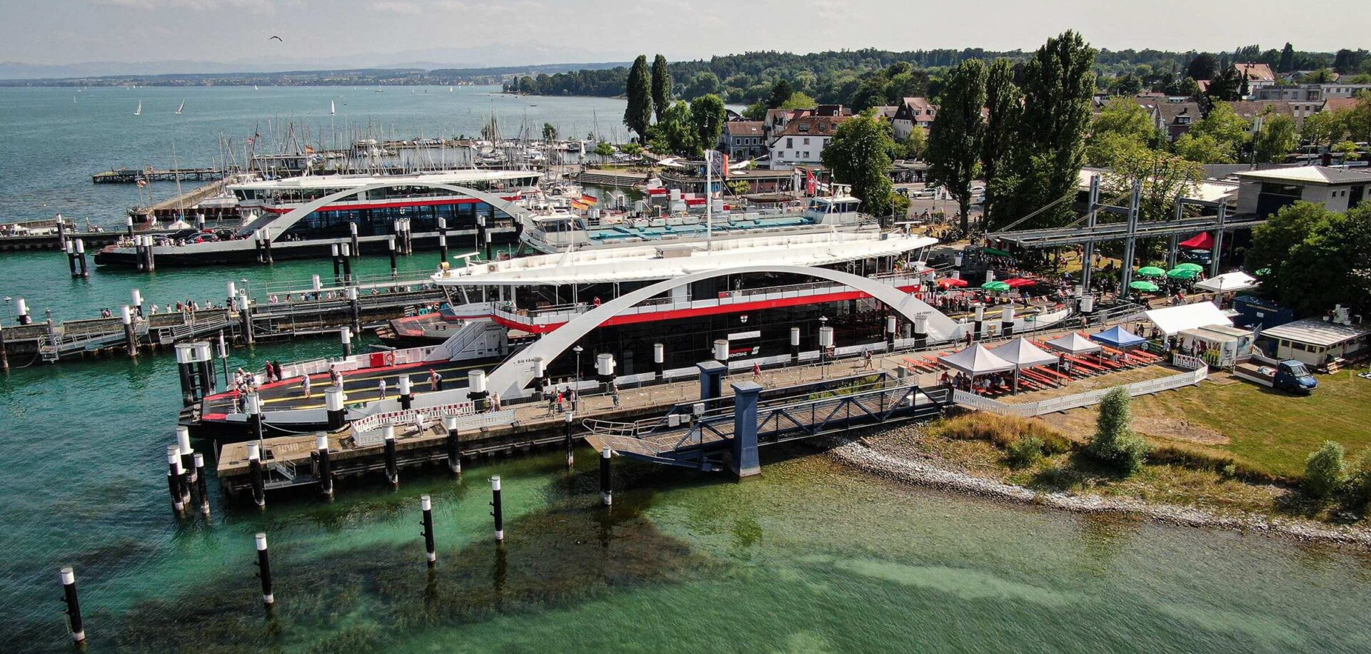 Bodenseefähre der Stadtwerke Konstanz auf Namen der Partnerstadt „Richmond“ getauft. Foto: mtu