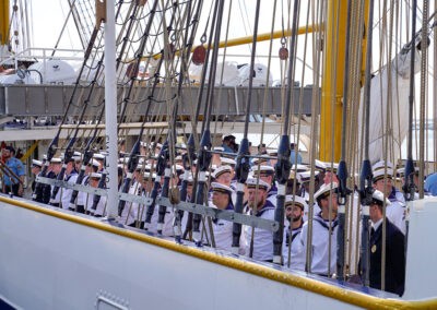 Einlaufen Gorch Fock, Fotos: Marcel Kröncke