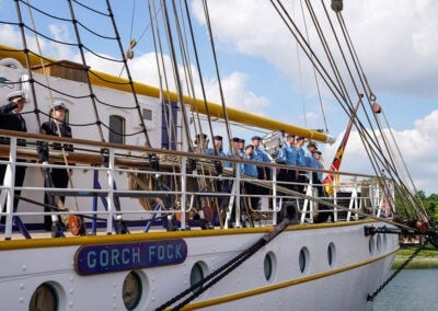 Einlaufen Gorch Fock, Fotos: Marcel Kröncke