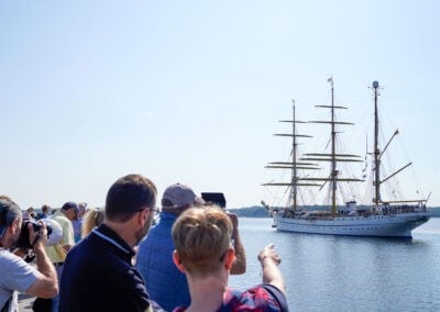 Einlaufen Gorch Fock, Fotos: Marcel Kröncke