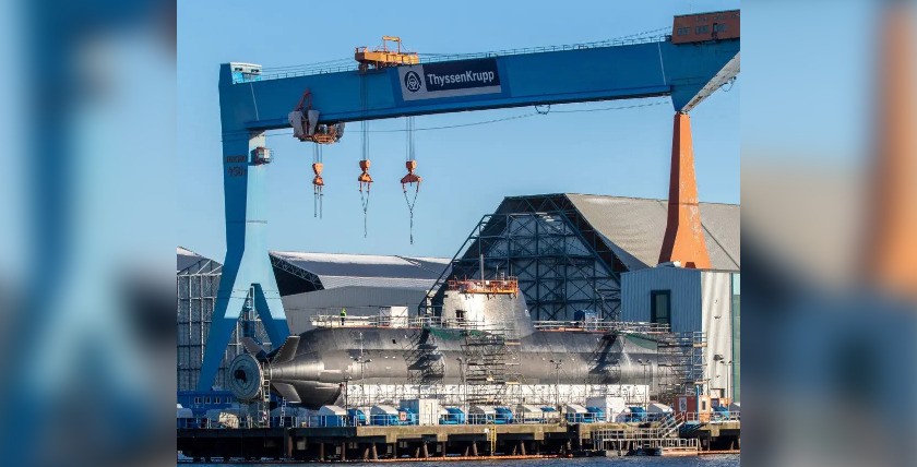 RSS Impeccable auf tkMS-Werft in Kiel. Foto: Michael Nitz