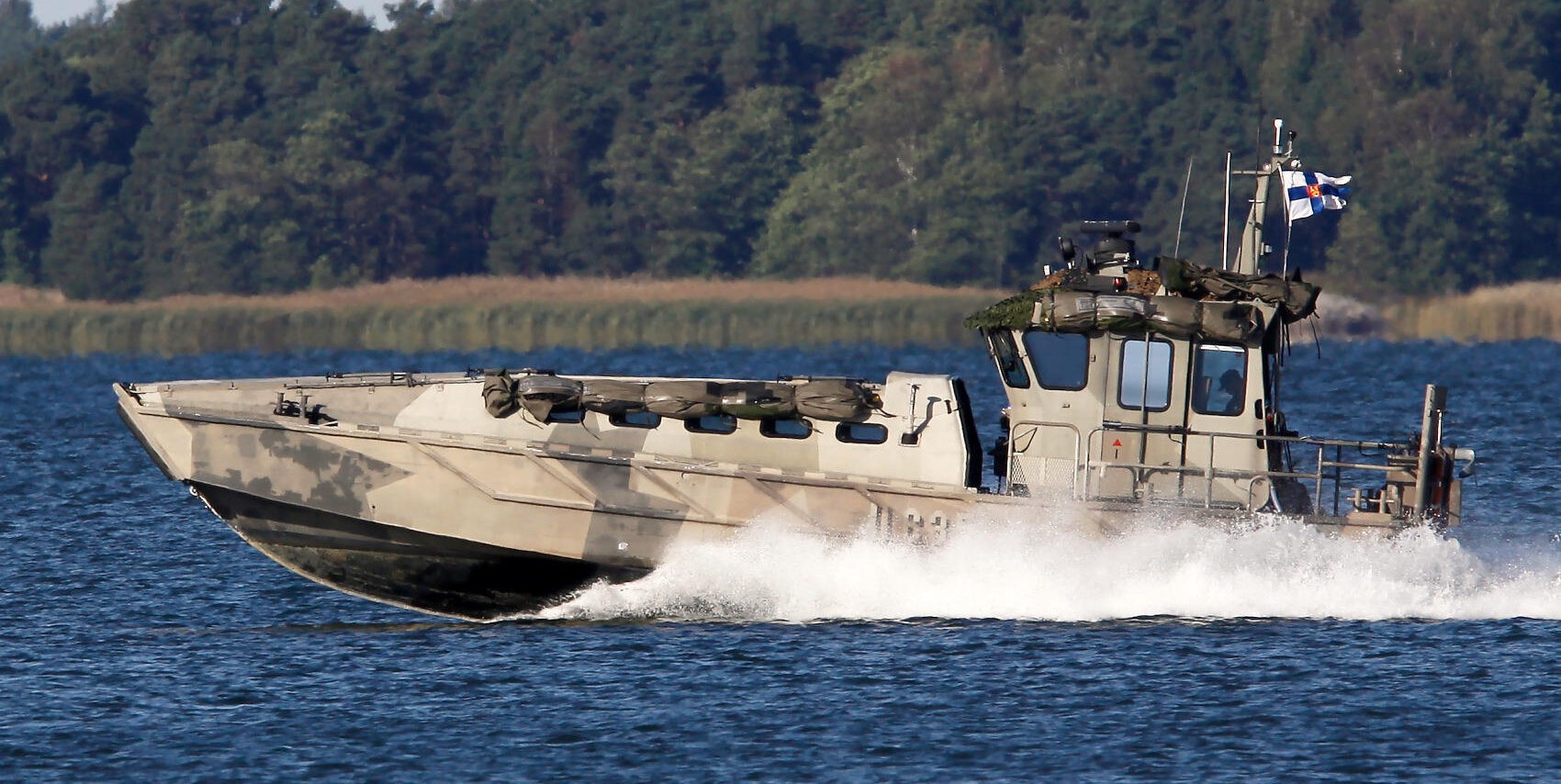 Kleines Landungsboot der finnischen "Jurmo"Klasse. Foto: Michael Nitz