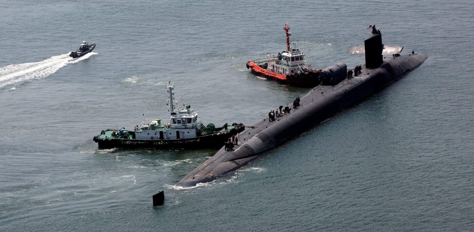 USS Michigan zu Besuch in Busan, Südkorea: Foto: US-Navy