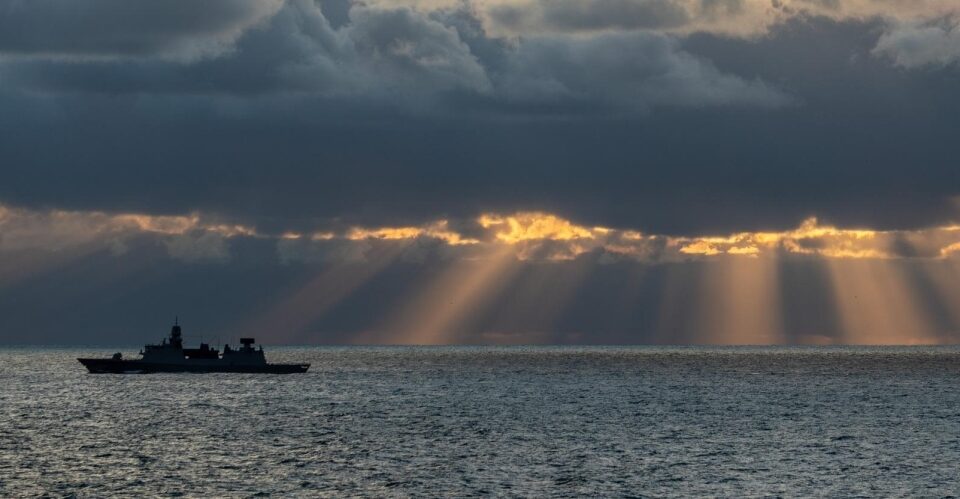 Niederländische Fregatte in der Nordsee. Foto: Ndl. Verteidigungsministerium