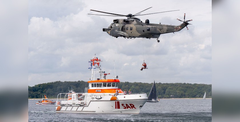 Sea King-Helikopter 89+55, des Marinefliegergeschwaders 5, Foto: Michael Nitz, Naval Press Service