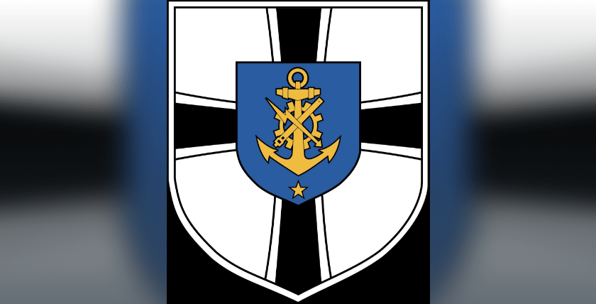 Wappen des Marineunterstützungskommandos in Wilhelmshaven. Grafik: wikimedia commons