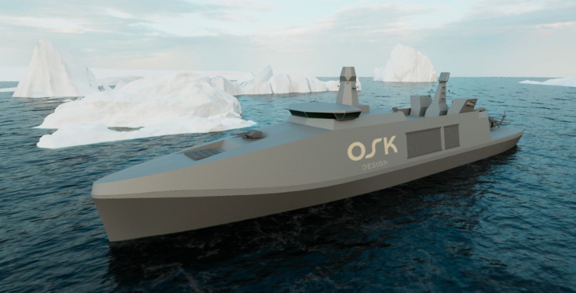 Arctic Frigate, Grafik: OSK Design