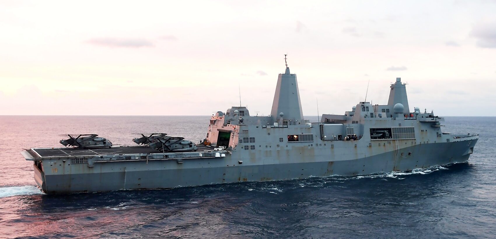 Northern Coasts 2023 vor den Küsten Lettlands und Estlands: USS "Mesa Verde". Foto: US Marine Corps