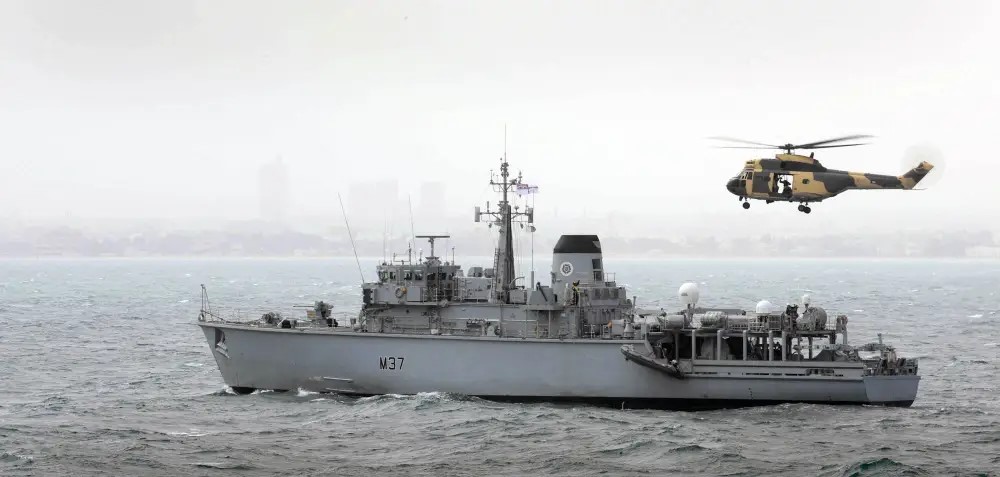 Britisches Minenjagdboot HMS „Chiddingfold“ - M37. Foto: MoD