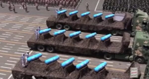 Weapons parade of the Huthi militias in Sanaa on 23 September 2023 Screenshot: mmy.ye