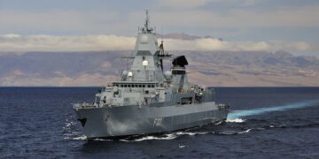 German frigate "Hessen" of the F124 Sachsen class. Photo: German Armed Forces