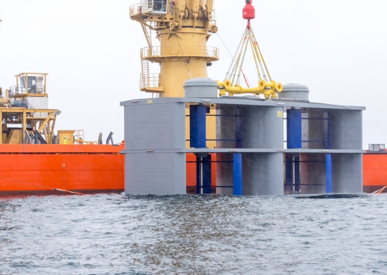 OceanQuest-Turbine getestet unter realen Bedingungen. Foto: OceanQuest