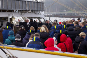 Auslaufen Gorch Fock, Foto: Bundeswehr/ Marcel Kröncke