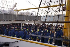 Auslaufen Gorch Fock, Foto: Bundeswehr/ Marcel Kröncke