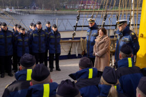 Auslaufen Gorch Fock, Foto: Bundeswehr/ Marcel Kröncke
