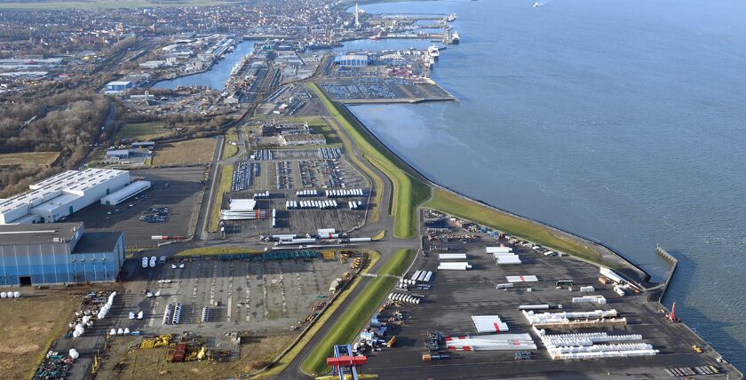Hafenausbau für Windenergie, Bild: Agentur für Wirtschaftsförderung Cuxhaven