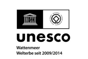Logo Weltnaturerbe-Wattenmeer. Grafik: UNESCO