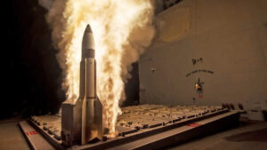 Start einer Standard Missile-3 von Bord eines Ticonderoga-Kreuzers. Foto: US-Navy