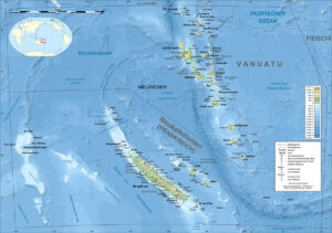 Geografische Lage der Republik Vanuatu. Quelle: CC BY-SA 4.0, Wikimedia Commons