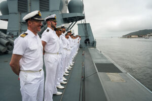 IPD/Einlaufen in den Hafen von San Diego, Bild: Bundeswehr / Theska