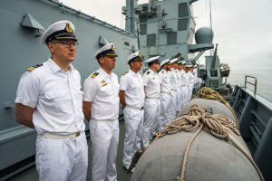 IPD/Einlaufen in den Hafen von San Diego, Bild: Bundeswehr / Theska