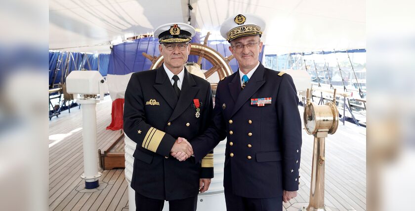 Vizeadmiral Jan Christian Kaack mit "Orden der Französischen Ehrenlegion" ausgezeichnet, Foto: Bundeswehr/ Julia Kelm