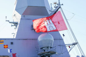 Auslaufen Fregatte Hamburg, Foto: Bw/ Rodewald
