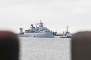 Einlaufen Fregatte Brandenburg, Bild: Bundeswehr/Leon Rodewald