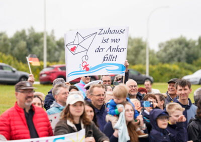 Einlaufen Fregatte Brandenburg, Bild: Bundeswehr/Leon Rodewald