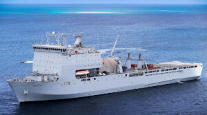 Docklandungsschiff "Mounts Bay" Foto: Royal Navy / Crown Copyright