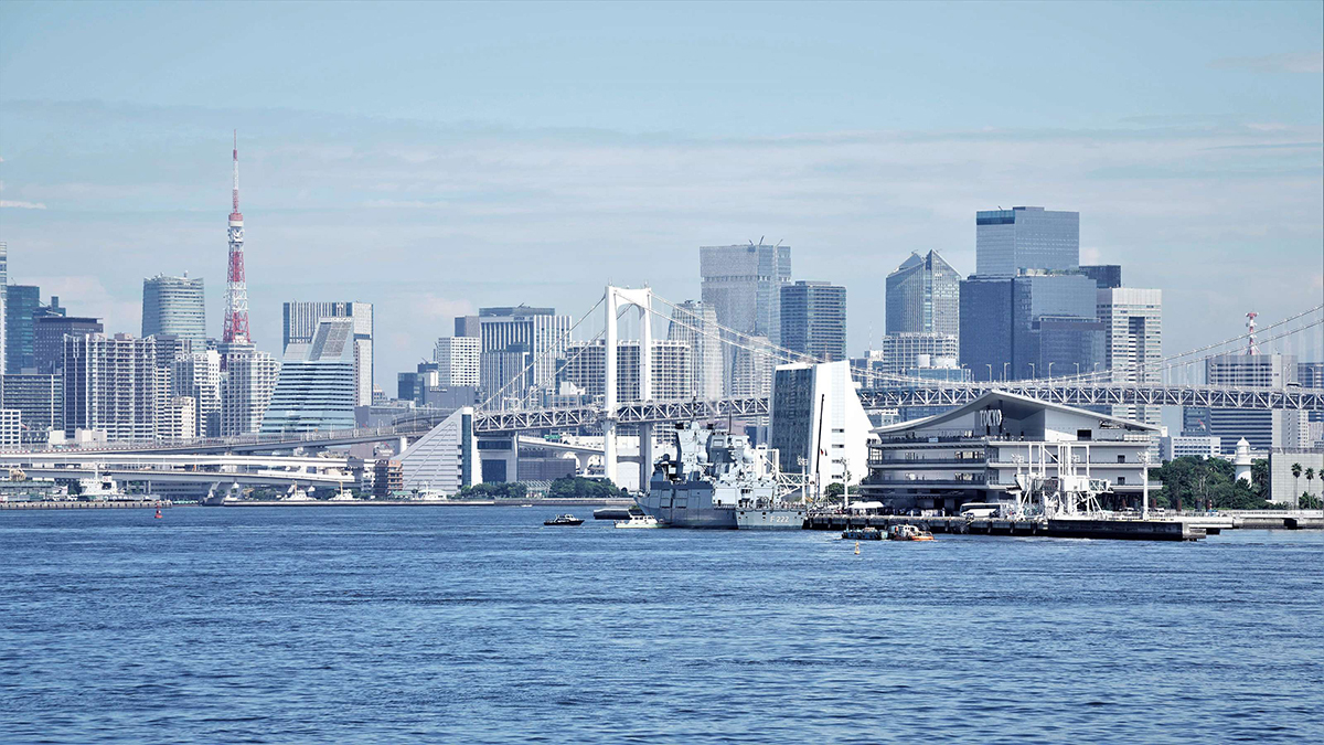 Fregatte Baden Württemberg in Tokio, Bild: Deutsche Marine