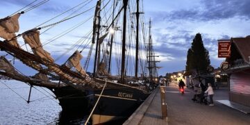 : Abendstimmung während Wilhelmshaven Sailing-CUP 2023.Foto: kdk