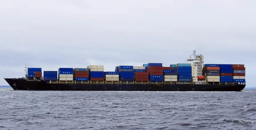 Containerschiff Newnew Star. Foto: marinetraffic, Vladimir Smirnov