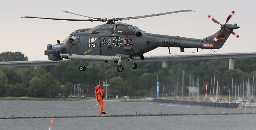 In nicht allzu ferner Zukunft ist der Bordhubschrauber Sea Lynx Geschichte, Foto: Bw/Björn Wilke