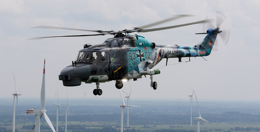 Sea Lynx in special livery for the Tiger Meet, photo: Bw/Cora Mohrdieck