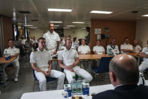 Question time with the Federal Chancellor. Photo: Bw/Rodewald