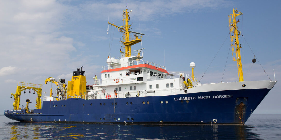 Research vessel "Elisabeth Mann Borgese" (ex-"Schwedeneck"). Source: IOW/S.Kube