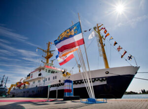 Christening of the Elisabeth Mann Borgese in June 2011. source: IOW