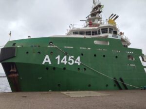 Die Borkum ist in Dienst gestellt, Foto: hsc