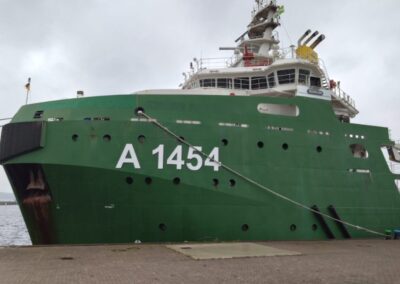 Die Borkum ist in Dienst gestellt, Foto: hsc