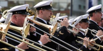 Swearing-in and ceremonial swearing-in of the recruits of the Naval Operations School