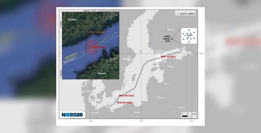 Route of the Balticconnector. Graphic: NORSAR