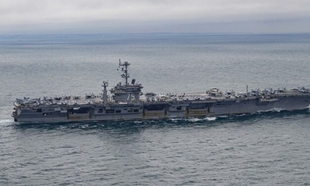 US aircraft carrier under NATO command