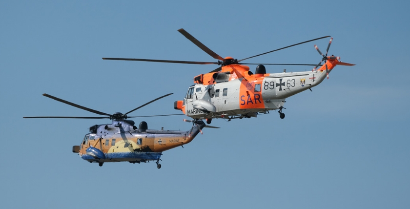 Sea Kings were always an eye-catcher, especially in the special paint finishes, photos: hsc