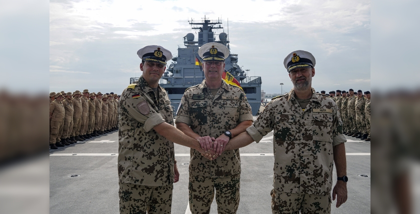 Change of command frigate Baden-Württemberg, Photo: Leon Rodewald