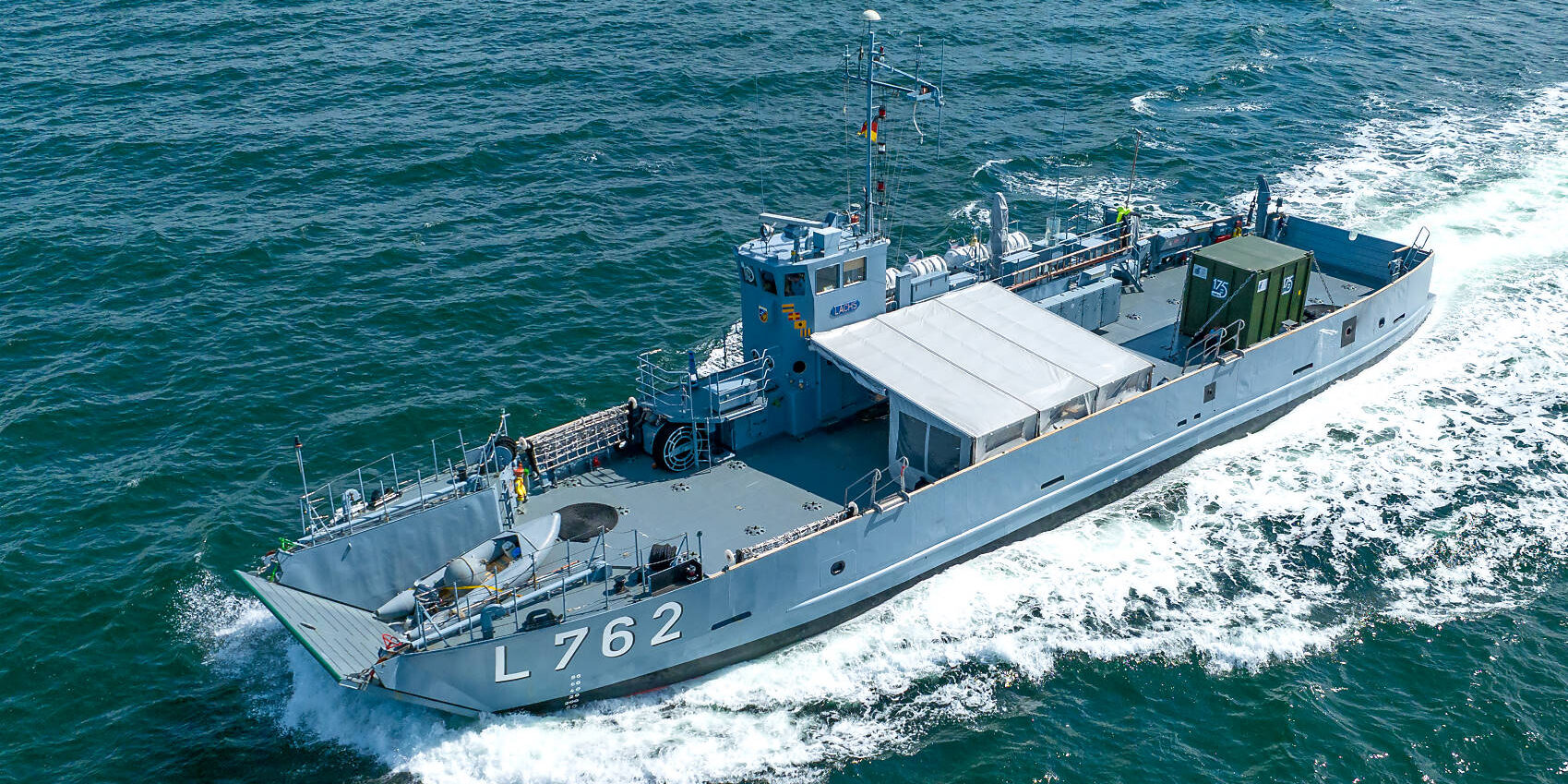 Multipurpose landing craft Salmon. Photo: Nichael Nitz