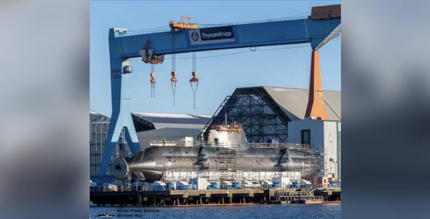 tkms mit U-Boot für Singapur im Bau, Foto: -Naval Press ServiceMichael Nitz