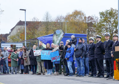 Am 03.11.24 lief das Hohlstablenkboot Pegnitz, von der NATO Unterstützungsmission Ägäis ein. Foto: Marcel Kröncke